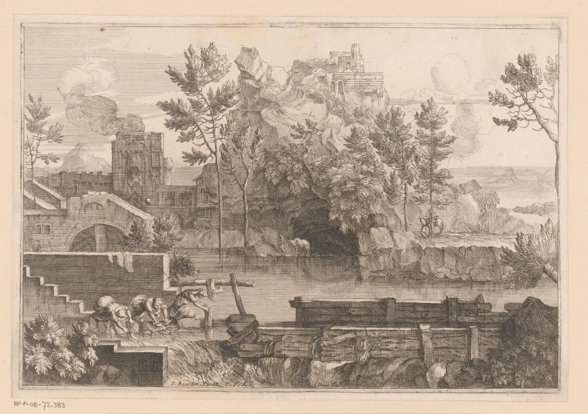 Paesaggio con lago e lavandaie - Rijks Museum, Amsterdam